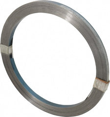 Value Collection - 1 Piece, 75 Ft. Long x 1/2 Inch Wide x 0.025 Inch Thick, Roll Shim Stock - Spring Steel - Exact Tooling