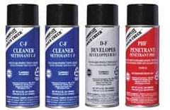 Dynaflux - Crack Detection Kit and Components - Flamable NDT Kit, Four 16 Ounce Cans - Exact Tooling