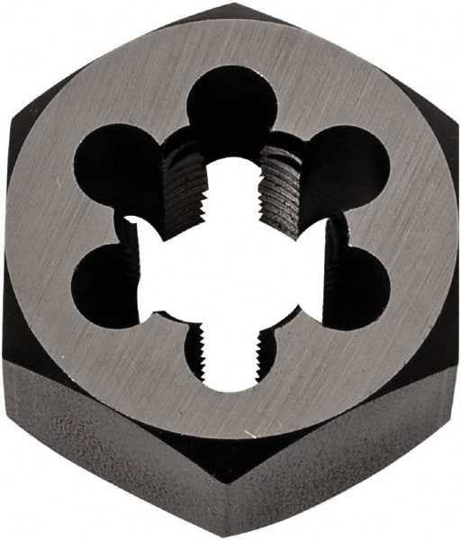 Union Butterfield - 11/16-16 UNS Thread, 1-7/16" Hex, Right Hand Thread, Hex Rethreading Die - Chromium Steel, 3/4" Thick, Series 2025 - Exact Tooling