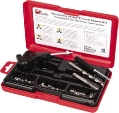 Value Collection - 36 Inserts, 1/4-20, 1/4-20 UNC, Thread Repair Kit - 0.375" Insert Length - Exact Tooling