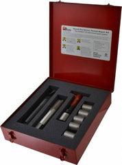 Value Collection - 6 Inserts, 1-8, 1-8 UNC, Thread Repair Kit - 1.5" Insert Length - Exact Tooling
