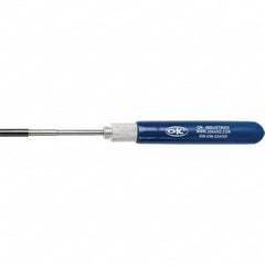 OK Industries - 24 Wrapping and 26 Unwrapping, 20 Unwrapping and 22 Wrapping AWG, Aluminum, Hand Turning Wire Wrapping and Unwrapping Tool - Noninsulated, 1 Inch Deep - Exact Tooling