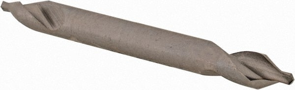 Hertel - #1/0 Plain Cut 60° Incl Angle High Speed Steel Combo Drill & Countersink - Exact Tooling