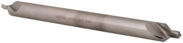 Hertel - #6 Plain Cut 82° Incl Angle High Speed Steel Combo Drill & Countersink - Exact Tooling