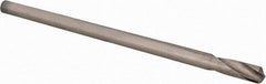 Hertel - 1/4" Body Diam, 120°, 5-1/2" OAL, High Speed Steel Spotting Drill - Exact Tooling