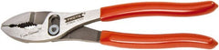 Proto - 8" OAL, 2-3/32" Jaw Length, 1-5/16" Jaw Width, Slip Joint Combination Pliers - 2 Positions, Serrated Jaw, Regular Nose Head, Standard Tool - Exact Tooling