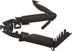 Gerber - 13 Piece, Cable/Communications Multi-Tool Set - Black, 7-1/2" OAL - Exact Tooling