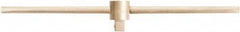 Ampco - 1/2" Drive Socket Sliding T-Handle - 12" OAL, Aluminum Bronze Finish - Exact Tooling