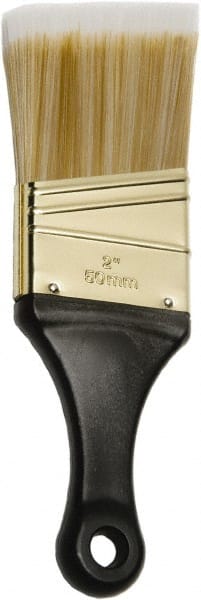 Ability One - 3" Flat Synthetic Sash Brush - 2" Bristle Length, 3" Short Handle - Exact Tooling