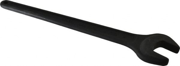 Facom - 34mm Standard Service Open End Wrench - 12-5/32" OAL, Single End, Black Finish, 15° Head Angle - Exact Tooling