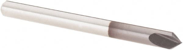 Value Collection - 1/8" Shank Diam, 2-1/2" OAL, 1/8" Cut Diam, Engraving Cutter - 0.058" LOC, Uncoated - Exact Tooling