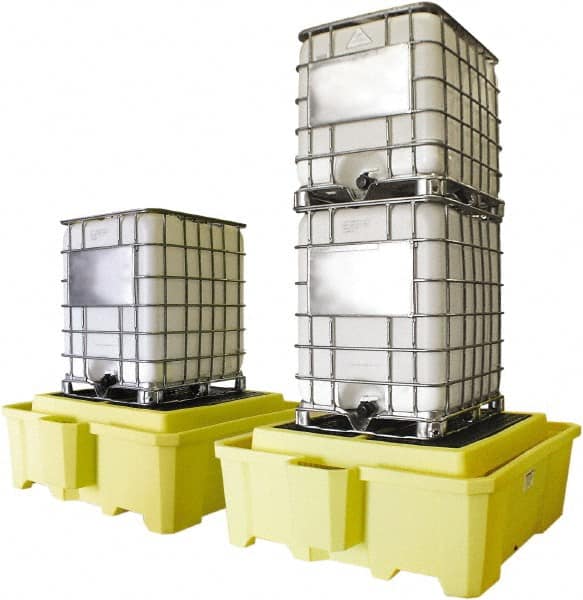 Enpac - IBC Sumps, Platforms & Decks Type: IBC Pallet Number of Totes: 2 - Exact Tooling
