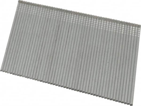 DeWALT - 16 Gauge 2-1/2" Long Finishing Nails for Power Nailers - Grade 2 Steel, Galvanized Finish, Angled Stick Collation - Exact Tooling