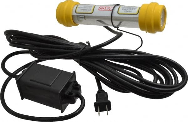 Bayco - 120 Volt, 13 Watt, Electric, Fluorescent Portable Handheld Work Light - 25' Cord, 1 Head, 900 Lumens, Polypropylene, 236mm Long x 61mm Wide x 61mm High - Exact Tooling