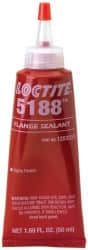 Loctite - 50 mL Tube Red Polyurethane Joint Sealant - -65 to 300°F Operating Temp, 24 hr Full Cure Time, Series 5188 - Exact Tooling