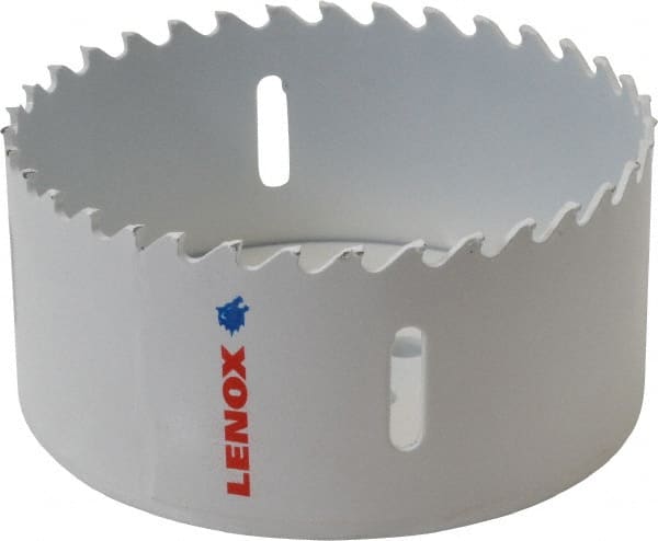 Lenox - 3-3/4" Diam, 1-1/2" Cutting Depth, Hole Saw - Carbide-Tipped Saw, Toothed Edge - Exact Tooling