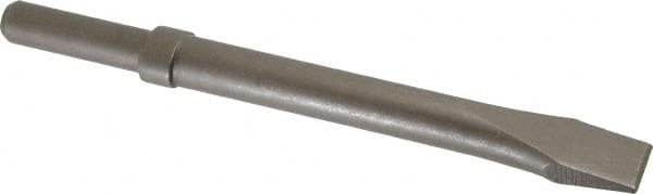 PRO-SOURCE - 25" Head Width, 10.2" OAL, 0" Shank Diam, Flat Chisel - Round Shank, Alloy Steel - Exact Tooling