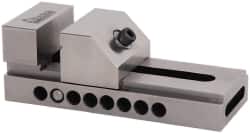 Gibraltar - 3" Jaw Width, 3-3/4" Jaw Opening Capacity, 1-3/8" Jaw Height, Toolmaker's Vise - Flat Jaw, 0.003" Parallelism, 0.005" Squareness, 7" OAL x 2-1/2" OAH - Exact Tooling