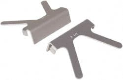 Gibraltar - 3-1/2" Jaw Width, Aluminum, Vise Jaw Cap - Press On Attachment - Exact Tooling