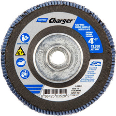 4-1/2″ × 1/4″ × 5/8″ Jumbo Charger R822 Flap Disc Type 27 Jumbo 60 Grit - Exact Tooling