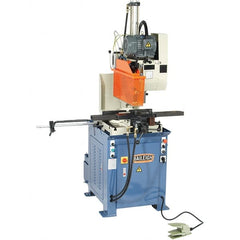 Baileigh - 4 Cutting Speeds, 17" Blade Diam, Cold Saw - 35 & 120 RPM Blade Speed, Floor Machine, 3 Phase, Compatible with Ferrous Material - Exact Tooling