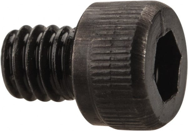 Value Collection - #3-56 UNF Hex Socket Drive, Socket Cap Screw - Alloy Steel, Black Oxide Finish, Fully Threaded, 1/8" Length Under Head - Exact Tooling