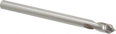 Cleveland - 1/2" Body Diam, 90°, 6" OAL, High Speed Steel Spotting Drill - Exact Tooling