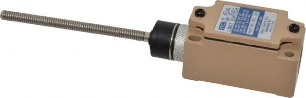 Value Collection - SPDT, NC/NO, 120 VAC, 240 VAC, 480 VAC at 10 Amps, Screw Terminal, Cat Whisker Actuator, General Purpose Limit Switch - Exact Tooling