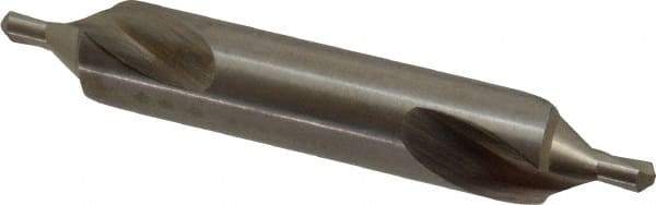 Cleveland - #15 Bell Cut 60° Incl Angle High Speed Steel Combo Drill & Countersink - Exact Tooling