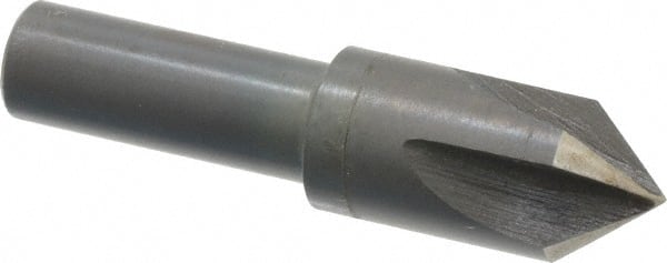 Cleveland - 1/2" Head Diam, 3/8" Shank Diam, 4 Flute 82° High Speed Steel Countersink - Exact Tooling