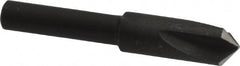Cleveland - 1/4" Head Diam, 3/16" Shank Diam, 3 Flute 100° High Speed Steel Countersink - Exact Tooling