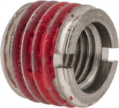 E-Z LOK - M16x2.00 Internal, 1-8 External, Metric Coarse, 25/32" Insert Length, Standard Wall Thread Locking Inserts - Stainless Steel, Bright Finish, Grade 303, Use Tool 500-8 - Exact Tooling