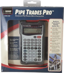 Calculated Industries - 58 Function Pipe Trades Industrial Calculator - 5.6299 Inch Long x 3 Inch Wide - Exact Tooling