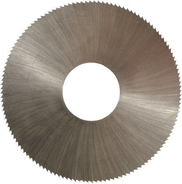 Controx - 2" Diam x 0.014" Blade Thickness x 5/8" Arbor Hole Diam, 132 Tooth Slitting and Slotting Saw - Arbor Connection, Right Hand, Uncoated, High Speed Steel, Concave Ground - Exact Tooling