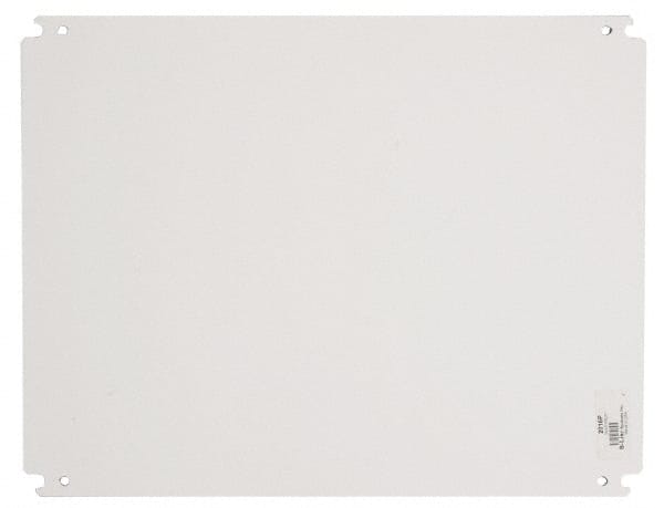 Cooper B-Line - 22" OAW x 22" OAH Powder Coat Finish Electrical Enclosure Nonperforated Panel - Exact Tooling