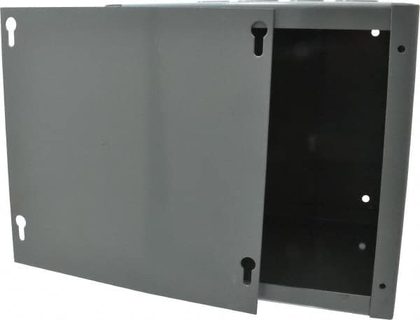 Cooper B-Line - Steel Junction Box Enclosure Screw Flat Cover - NEMA 1, 8" Wide x 8" High x 6" Deep - Exact Tooling