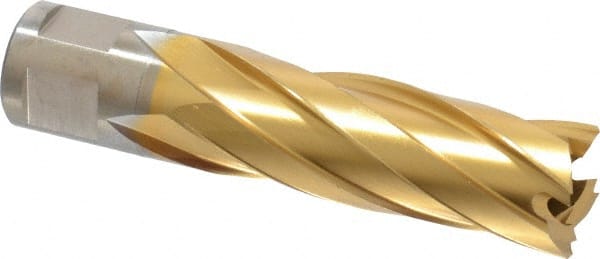 Hougen - 3/4" Diam x 2" Deep High Speed Steel Annular Cutter - Exact Tooling