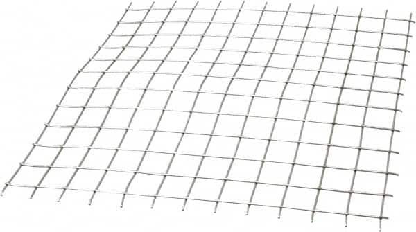 Value Collection - 14 Gage, 0.08 Inch Wire Diameter, 1 x 1 Mesh per Linear Inch, Stainless Steel, Welded Fabric Wire Cloth - 0.92 Inch Opening Width, 12 Inch Wide x 12 Inch Stock Length - Exact Tooling