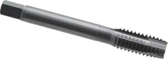 OSG - 7/16-14 UNC, 3 Flute, Oxide Finish, Vanadium High Speed Steel Spiral Point Tap - Plug Chamfer, Right Hand Thread, 3-5/32" OAL, 1-7/16" Thread Length, 0.323" Shank Diam, Series 300 - Exact Tooling