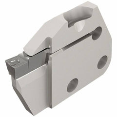 Iscar - 0.236" Min Width x 0.866" Max Depth HGPAD Right Hand Indexable Grooving Blade - Exact Tooling
