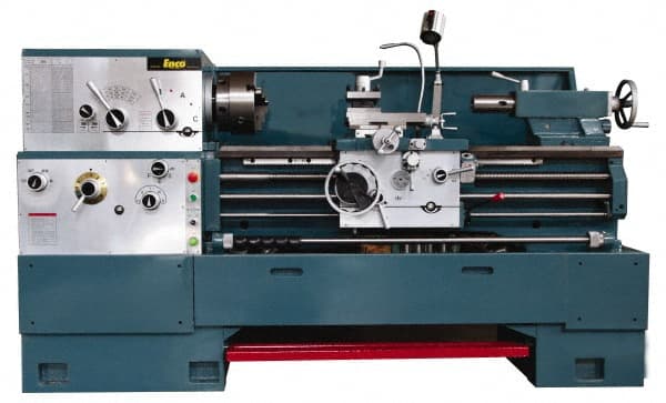 Enco - 20" Swing, 80" Between Centers, 230/460 Volt, Triple Phase Engine Lathe - 7MT Taper, 7-1/2 hp, 25 to 1,800 RPM, 3-1/8" Bore Diam, 40" Deep x 48-7/8" High x 136-1/8" Long - Exact Tooling
