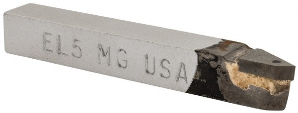 Accupro - 5/16 x 5/16" Shank, Offset Threading Single Point Tool Bit - EL-5, Grade Micrograin - Exact Tooling