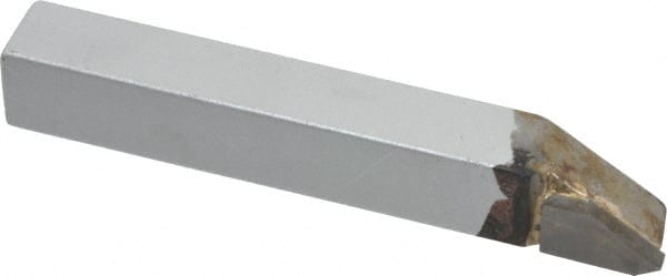 Accupro - 1/2 x 1/2" Shank, Offset Threading Single Point Tool Bit - EL-8, Grade Micrograin - Exact Tooling