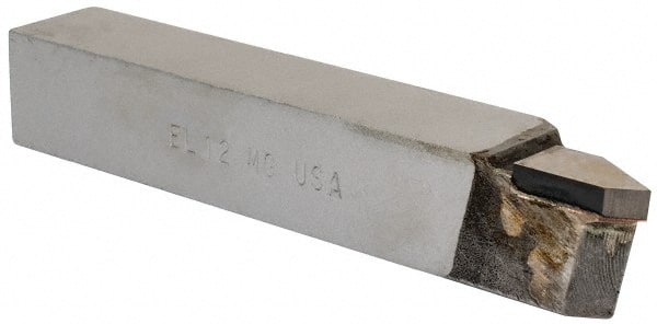 Accupro - 3/4 x 3/4" Shank, Offset Threading Single Point Tool Bit - EL-12, Grade Micrograin - Exact Tooling