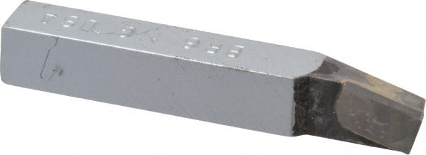 Accupro - 3/8 x 3/8" Shank, Lead Angle Turning Single Point Tool Bit - BR-6, Grade Micrograin - Exact Tooling