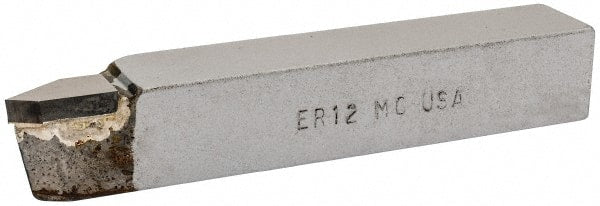 Accupro - 3/4 x 3/4" Shank, Offset Threading Single Point Tool Bit - ER-12, Grade Micrograin - Exact Tooling