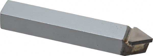 Accupro - 1/2 x 1/2" Shank, Threading Single Point Tool Bit - E-8, Grade Micrograin - Exact Tooling