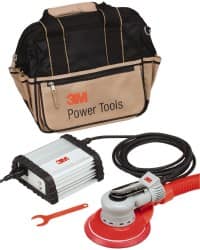 3M - 6 Inch Pad, 10,000 OPM, Electric Orbital Sander - Round, Palm Sander, 5 Amps - Exact Tooling
