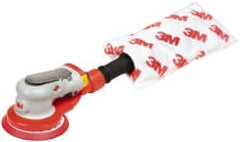 3M - 10,000 OPM, 17 CFM Air Consumption, 90 psi Air Pressure, Palm Air Orbital Sander - Round Pad, - Exact Tooling