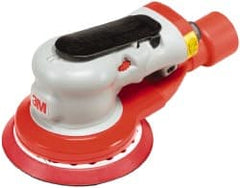 3M - 12,000 OPM, 17 CFM Air Consumption, 90 psi Air Pressure, Palm Air Orbital Sander - Round Pad, - Exact Tooling